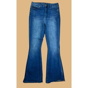 Articles Of Society Hi-Rise Flare Jeans 9 (28x31) Side Slit